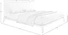 Letto Angel Cerdá in tessuto grigio 7155 Anteprima dell’immagine prodotto 9