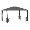The Living Store Pavillon mit Seitenwänden & Doppeldach 3x4 Produktbild-Vorschau 2