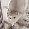 YOURHOUSE24 Schminktisch AURORA-Q mit Spiegel kaschmir Produktbild-Vorschau 4