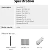 A product information graphic showing specifications and included items. Podgląd zdjęcia produktu