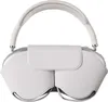 A white and silver pair of headphones is shown from the front. Podgląd zdjęcia produktu