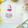 Mr. & Mrs. Panda Grußkarte Einhorn Ballerina - Weiß - Produktbild-Vorschau 3