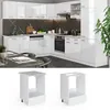 Herdumbauschrank Vicco R-Line Weiß Hochglanz 60 cm ohne Produktbild-Vorschau 3