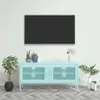 TV-Schrank Minzgrün 105x35x50 cm Stahl Produktbild-Vorschau 2