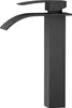 A black waterfall faucet on a white background. Náhled obrázku produktu