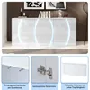 Merax Sideboard mit 3 Türen und LED-Streifen, Kommode mit Produktbild-Vorschau 8