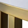Runder Couchtisch 2in1 LORI MAT gebürstetes Gold, Kaschmir Produktbild-Vorschau 4
