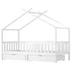 Letto per bambini Merax 90x200 cm con protezione Anteprima dell’immagine prodotto 11