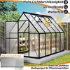 UISEBRT Hliníkový skleník Premium 280x180x195cm, 5,04m² Náhled obrázku produktu 6