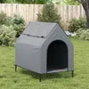 vidaXL Cuccia per cani in tessuto Oxford grigio chiaro e Anteprima dell’immagine prodotto 3