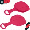 Two pink sleds are shown from a diagonal top-down view against a white background. Voir les images du produit