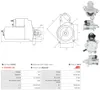 Startmotor 12V, 1,1 kW, geschikt voor Opel/Vauxhall Astra, Productafbeelding-voorbeeld 5