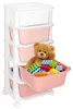 Springos Spielzeugregal Schubladenschrank Rollcontainer 5 Produktbild-Vorschau 6