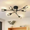 ZMH stropní lampa vintage 6 plamenů industriální obývací Náhled obrázku produktu 1
