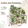 Bamworld Pflanzenständer Blumenständer Pflanzenregal für Produktbild-Vorschau 2
