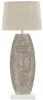 Mauro Ferretti Tischleuchte ECLIPS TOWER Gold-Weiß 38x90 cm Produktbild-Vorschau 1