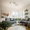 Deckenleuchte Spotleuchte Retro schwenkbar E14 25 W silber Produktbild-Vorschau 4
