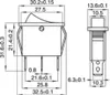 Wippenschalter McPower, beleuchtet, 3-polig, 250V/15A, Produktbild-Vorschau 2