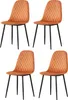 CasaDolce, Set de 4 chaises de salle à manger TIJOM, Voir les images du produit 1