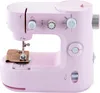 A pink sewing machine is shown against a white background. Produktbild-Vorschau