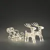 Konstsmide LED Acryl-Set "Schlitten mit 2 Rentieren", mit Produktbild-Vorschau 2
