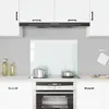 vidaXL Fond de cuisine blanc 80x60 cm verre trempé Voir les images du produit 1