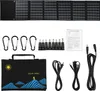 6-fache 50-W-Solarpanel-Falttasche, Dual-USB + DC-Ausgang, Produktbild-Vorschau 1