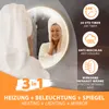 Infrarot Spiegelheizung Heizspiegel LM350-Pro rund Ø70cm Produktbild-Vorschau 3