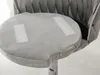 Designová barová židle KRISMAR - šedá / chrom Náhled obrázku produktu 9
