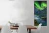 MuchoWow® Poster Nordlichter - Berg - Boot - Norwegen Produktbild-Vorschau 2