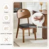 okwish Moderne set van 2 keukelstoelen met ovale Productafbeelding-voorbeeld 3