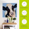 ARTland Wandbild, selbstklebend Kuh Trudi Größe: 40x40 cm Produktbild-Vorschau 2