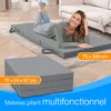 ELONEO Matelas pliable 75x200x 8 cm d'épaisseur, Matelas Voir les images du produit 2