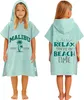 Badeponcho Kinder Poncho Handtuch - Mädchen Jungen Surf Produktbild-Vorschau 2