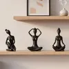 Set di 3 statuine decorative Yoga Donna Statua decorativa Anteprima dell’immagine prodotto 8