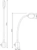 SEBSON 2x LED Steckdosenlampe dimmbar schwarz, Steckerlampe Produktbild-Vorschau 7