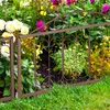 Relaxdays Beetzaun Metall, HxB: 46 x 57 cm, Garten Produktbild-Vorschau 2