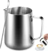 Milchkännchen Handheld Edelstahl Aufschäumkännchen mit Produktbild-Vorschau 1