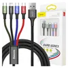 Cavo USB Baseus Rapid 4in1, 2xUSB-C / Lightning / Micro, Anteprima dell’immagine prodotto 25