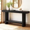 Console tafel van massief hout, 160 cm breed, 2-laags, Productafbeelding-voorbeeld 2