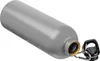 Edelstahl Trinkflasche / mit Karabiner / 750ml / Farbe grau Produktbild-Vorschau 1