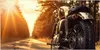 Küchenrückwand Spritzschutz Glas mit Motiv Motorradsonne 40 Produktbild-Vorschau 3