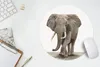 MuchoWow® Mauspad Mousepad Tiere - Elefant - Grau 30x30 cm Produktbild-Vorschau 5
