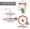 5-częściowy świąteczny wymarzony zestaw śniadaniowy Etagere Podgląd zdjęcia produktu 6