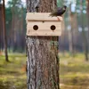 Relaxdays Nistkasten für Stare, natürliches Tannenholz, 2x Produktbild-Vorschau 2