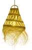 Pendelleuchte Bayamo | Boho Hängelampe aus Doumpalmenblatt Produktbild-Vorschau 8
