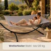 Doppel Hängematte mit Gestell 200x120 cm Garten Hängeliege Produktbild-Vorschau 5