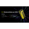 A battery with charging indicators and text explaining its features. Anteprima dell’immagine prodotto