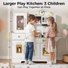 Nowoczesna drewniana kuchnia do zabaw 87 × 31 × 100 cm dla Podgląd zdjęcia produktu 6