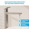 Badarmatur Mizarela hoch - Edelstahl gebürstet | Hohe Produktbild-Vorschau 2